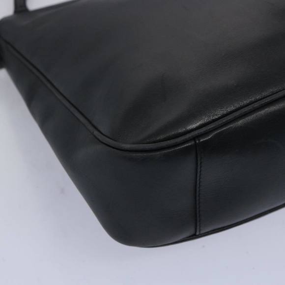 GUCCI Bamboo Hand Bag Leather 2way Black 001 1638 Auth 65305 - Picture 16 of 16